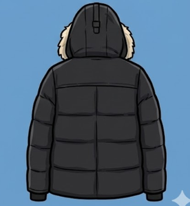 Parka Invernale di Lusso da Uomo con Imbottitura in Piuma d'Oca, Giacca Impermeabile Ecologica per Climi Estremamente Freddi - Product Image 3