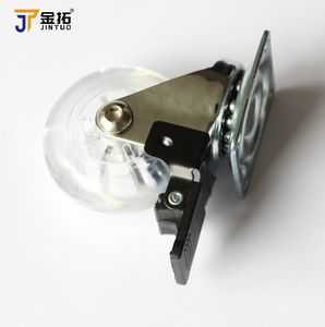 50mm transparente verstellbare Möbel Rollen rad bremse PVC-Gummi material für Büro Krankenhaus Badezimmer Hotel anwendungen - Product Image 4