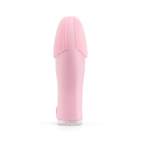 Brosse de nettoyage du visage en silicone sonique électronique, vibration, nettoyage en profondeur et forte puissance