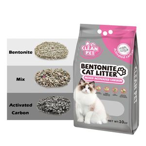 Litière pour chats Arena Sanitaria Bentonite 10L, litière pour chats au charbon actif, contrôle ultra des odeurs - Product Image 2