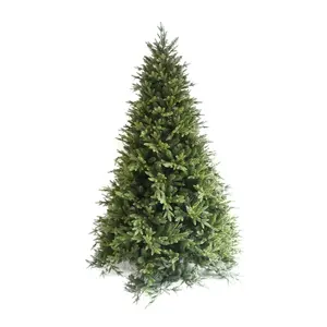 7 Ft. Kunstmatige Kerstboom Spar Sparren Tree Pe & Pvc Gemengde Vlam Retardment