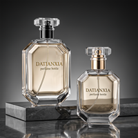 Flacon de parfum en verre personnalisé 30ml 50ml 100ml Flacon de parfum vide avec logo personnalisé et emballage en boîte cadeau