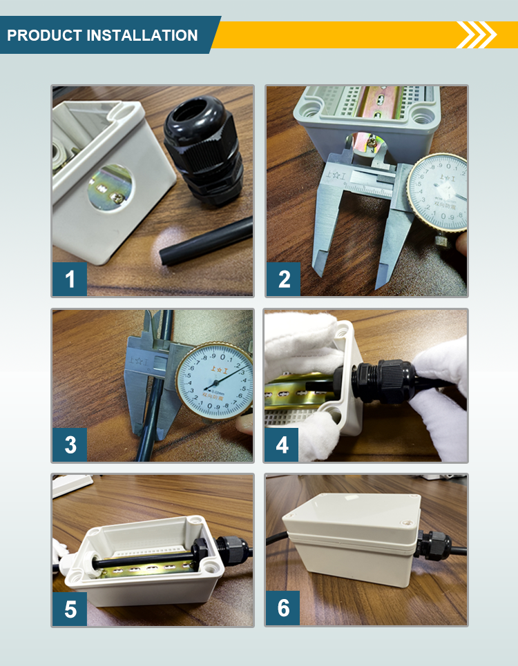 Uenhoy 10 Pcs 1/2" NPT Cable Glands Waterproof Nylon Cord Grip Cable - View #10