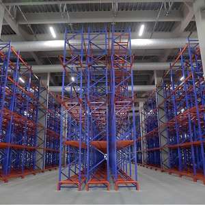 Estantería de palés de metal resistente Estantes voladizos de almacenamiento de almacén ligeros ajustables con protección contra la corrosión - Product Image 3