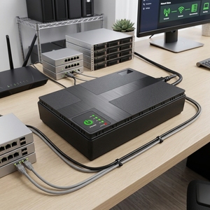 UPS <span class=keywords><strong>Mini</strong></span> DC1018P 18W untuk Pemantauan Rute, Sistem Catu Daya Tak Terputus, Desain Khusus Ukuran Eropa Ukraina, Cina Daratan - Product Image 3