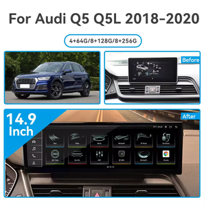 Pantalla Oled Android de 12,3 pulgadas para <span class=keywords><strong>Audi</strong></span> Q5 Q5L SQ5 2017 2018 2019 2020 Audio Carplay navegación coche Multimedia Video GPS Unidad Principal - Product Image 2