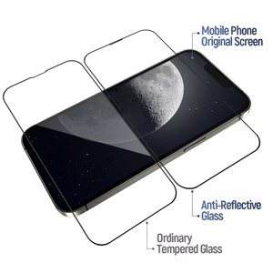 กระจกนิรภัย ODM Ultra thin Anti-Reflective HD สำหรับ iPhone 16 17 18 Pro AR ป้องกันรอยนิ้วมือ ความโปร่งใสสูง - Product Image 2