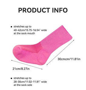 <span class=keywords><strong>Chaussettes</strong></span> <span class=keywords><strong>pour</strong></span> diabétiques antidérapantes, <span class=keywords><strong>chaussettes</strong></span> colorées <span class=keywords><strong>pour</strong></span> diabétiques avec un ajustement ample sans compression, <span class=keywords><strong>pour</strong></span> lymfoœdème, neuropathie, pieds enflés - Product Image 3