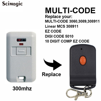 2X Multi Code Gate Opener Remote 3089 - Compatible With MCS308911, 3060, 3070, 300MHz, 3-Year Warranty - View #2
