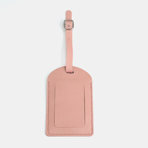 Custom PU Leather Aircraft Luggage Tag Flip Cover Luggage <b>Label</b> Color Choice <b>Suitcase</b> Decorations Business Welcome Gifts - Product Image 6