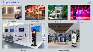 Jode Moveable quảng cáo trong nhà trifold 3 Sided/có thể gập lại p2.5 LED Banner độ sáng cao kỹ thuật số LED Poster Màn hình hiển thị - Product Image 6