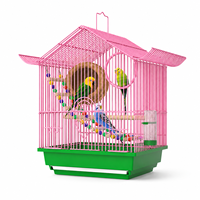 Grande maison pliable en fer pour oiseaux et volailles - Design carré écologique et durable
