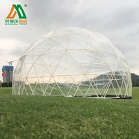 Tente de camping transparente en forme de bulle pour l'extérieur, tente de luxe pour restaurant, hôtel, complexe hôtelier, tente géodésique imperméable pour glamping