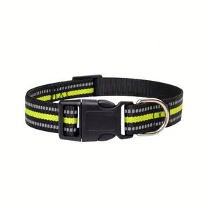 Collar de Perro Reflectante de Nylon al por Mayor, Ajustable, Bonito y Personalizado, Elección del Distribuidor, Compra al por Mayor - Product Image 1