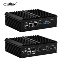 Mini PC Industrial CWWK C19 Sin Ventilador N2840, 2x RS232/RS485 COM, 2 X Gigabit LAN, DDR3L, Pfsense OPNsense, PC Industrial Integrado