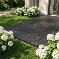Plancher de terrasse en WPC multicouche Greenview pour extérieur - Système d'assemblage à double verrouillage antidérapant, imperméable, écologique, moderne, gaufrage 3D