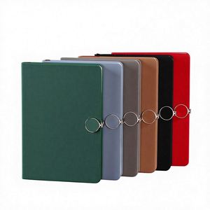 A5 PU Notebook Hardcover Circle <b>Magnetic</b> Buckle Business Gift Journal Enterprise Customized LOGO Wholesale Promotion - Product Image 1