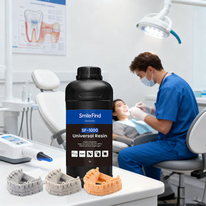 Resina per Modelli Dentali 3D Smile Find, Materiale Polimerico Sintetico Multiuso ad Alta Resistenza, Biocompatibile per Igiene Orale - Product Image 1