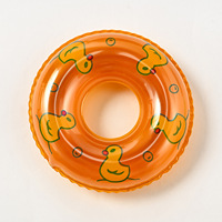 Canard gonflable coloré en PVC, mini bouée de bain pour bébé, produits de bain, jouet flottant pour piscine, anneau de flottaison pour enfants, garçons et filles, vente chaude