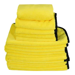 Chinese suppliers microfiber car detailing towel water absorb cloth car wash