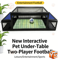 Machine de jeu de football interactive en métal ZDYS avec lumières LED et détection de mouvement, design sous table pour usage commercial