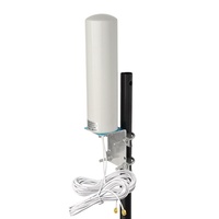 Antenne extérieure cylindrique ABS à gain élevé 5dBi 5G LTE WiFi avec connecteur S-M-A et câble RG174