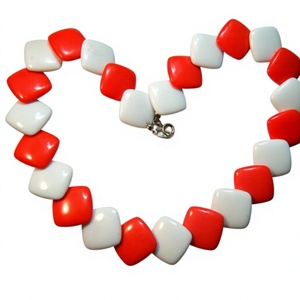 Designer Resin <b>Necklace</b> for Women, Handmade Colorful <b>Statement</b> Pendant, Modern Fashion Jewelry for Girls and Women, Perfect - Product Image 1