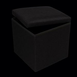 Modern Stool Living Room Furniture <b>Storage</b> Box Fabric Stainless Steel Bamboo Highest Quality Sample Available Stools Counter - Product Image 4
