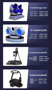 Équipement d'avion d'intérieur de VR 360 simulateur de vol de réalité virtuelle du degré 3D avec les verres 3D - Product Image 4