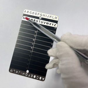 Logotipo personalizado Steel Seed <span class=keywords><strong>Crypto</strong></span> Wallet Almacenamiento de respaldo 24 palabras clave Frase Almacenamiento Compatible Metal Cold Hardware Wallet - Product Image 5