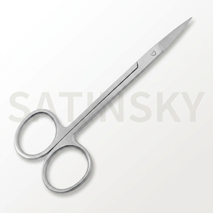 Cortacutículas de Acero Inoxidable de Alta Calidad para Diestros, Plegable, Duradero, Afilado y Curvo, de SATINSKY - Product Image 1