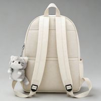 Nouveau style – Pendentif en peluche chat gris doux et mignon, style réconfortant, ornement de sac à dos, cadeau pour meilleur ami, en polyester
