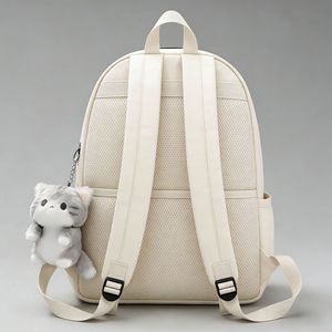 Nuevo Estilo Peluche de <span class=keywords><strong>Gato</strong></span> <span class=keywords><strong>Gris</strong></span> Suave y Adorable, Colgante de Mochila Estilo Curativo, Adorno de Muñeca, Regalo para Mejor Amigo, Poliéster - Product Image 2