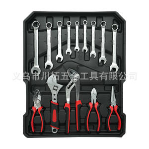 Juego de llaves de vaso de acero al cromo vanadio, 399 piezas, grado industrial, con accionamiento hexagonal de 1/2 pulgada para reparación mecánica, automotriz y del hogar - Product Image 1