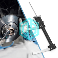 Épaisseur du disque de frein mesure Vernier étrier Auto voiture pneu plaque usure profondeur jauge règle Test pratique outils à main