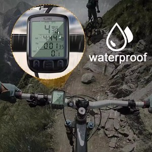 Máy tính không thấm nước kỹ thuật số LCD chu kỳ Xe Đạp Đồng hồ bấm giờ dây Đo Dặm Đồng hồ tốc độ đi xe đạp - Product Image 2