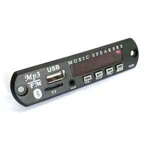 BT USB Máy nghe nhạc MP3 WMA Bảng Giải Mã TF thẻ FM Radio Mô-đun giải mã âm thanh MP3 Bluetooth mô-đun
