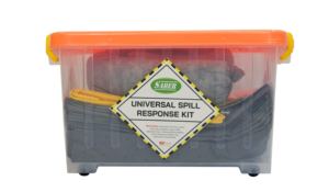 ชุดอุปกรณ์ดูดซับของเหลวอเนกประสงค์ SABER ระดับมืออาชีพ ขนาด 15 ลิตร พร้อมกล่องใส สำหรับการกำจัดสิ่งปนเปื้อนอเนกประสงค์ในพื้นที่เครื่องจักรและทางเดิน - Product Image 2