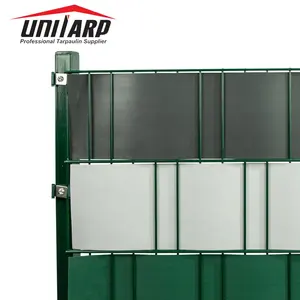 RAL Hard Privacy Screen PVC-Schutzst reifen Zaun 19 cm x 26 m dunkelgrau Anthrazit 5 Jahre Garantie