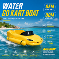 Bateau de surf SUP à moteur 2 temps en fibre de verre pour une personne, design étanche et durable pour les loisirs en mer