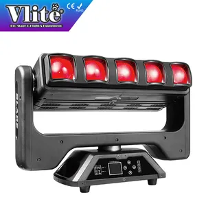 2023 New Design 5*60w RGBW 4in1 led pixel control moving bar 2in1 light