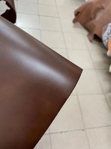 Dark Brown Cow Oil Tanned Cow <strong>Leather</strong> <strong>Italy</strong> Quality Nice Color and Crazy Horse Style Cow Skin - Product Image 6