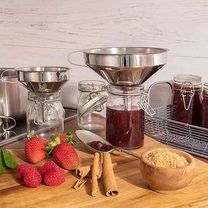 Funil De Cozinha De Aço Inoxidável Multiuso Com Handleand Filtro Filtro Destacável para Cozinhar - Product Image 1