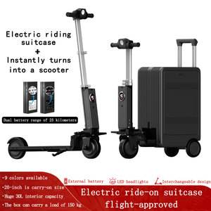 Valise électrique 3-en-1 multifonctionnelle intelligente avec trottinette électrique amovible intégrée, idéale pour les voyages et approuvée pour le transport aérien - Product Image 1