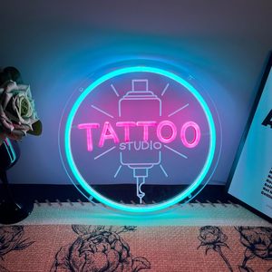 Letrero Luminoso LED de Neón para Tienda de Tatuajes, Luz Ambiental Interior Colgante, Letrero Decorativo para Escaparate, Luz Indicadora de Calle, 5V - Product Image 5
