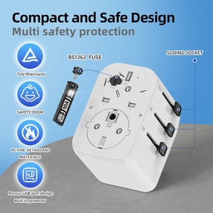 Worldplug PD 20W EU to World Travel <span class=keywords><strong>adattatore</strong></span> di alimentazione <span class=keywords><strong>tipo</strong></span> <span class=keywords><strong>E</strong></span> presa Europe <span class=keywords><strong>adattatore</strong></span> con presa di <span class=keywords><strong>tipo</strong></span> C/G/A/I - Product Image 3