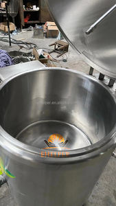 Hervidor con camisa de cocina Vertical de gran capacidad para calentamiento indirecto Máquina de cocina de albóndigas de leche de soja Precio de fábrica - Product Image 5