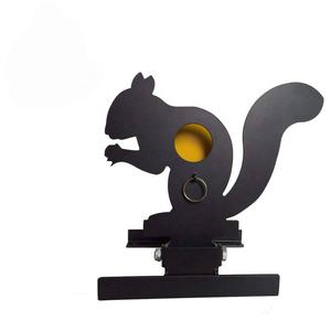 Animali di ratto all'aperto di alta qualità in acciaio metallo Plinking Knockdown Reset tiro bersaglio da campo - Product Image 3