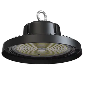 Đèn kho công nghiệp 5000K ánh sáng ban ngày 150lm/W IP65 100W 150W UFO dẫn ánh sáng bay cao