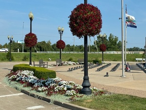 Vertical Garden Hanging Planter <b>Lighting</b> <b>Pole</b> Pot Corrosion Resistant PP Plastic Easy Assembly Modern Blue for Flower Green - Product Image 6